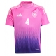 Germania Jonathan Tah #4 Tricou Fotbal Replică European 2024 Barbati Deplasare